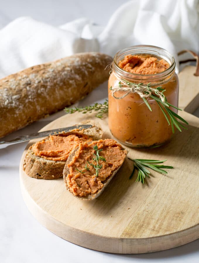 Sun-Dried Tomato & Butterbean Vegan Pâté